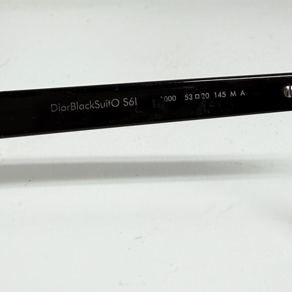 DIOR BlackSuit O S61 Eyeglasses Frames New Demo Lens 53-20-145 H19143 - Picture 5 of 7